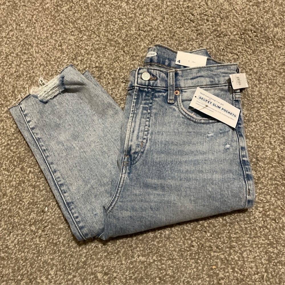 Old Navy Light Blue High-Rise Skinny Jeans